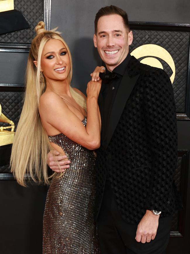 Paris Hilton and husband Carter welcomed baby Phoenix via surrogate in January. Picture: Matt Winkelmeyer/Getty Images