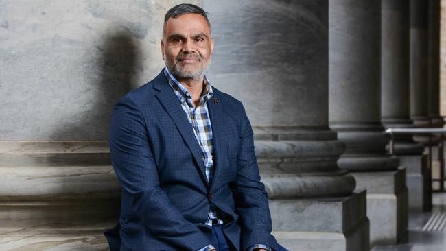 July 1, 2022: Dale Agius, South AustraliaÃs first Commissioner for First Nations Voice, at Parliament House. PHOTO: Brenton Edwards