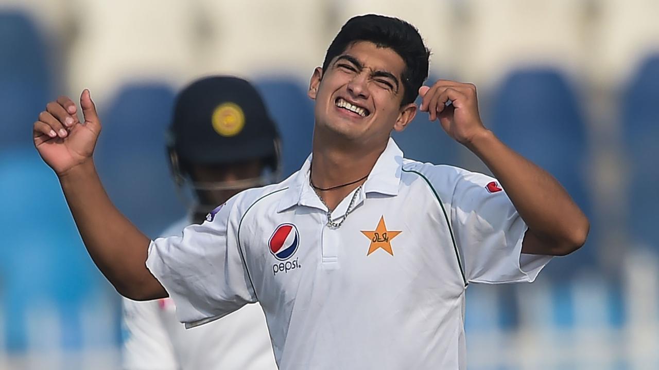 Naseem Shah took two wickets in Pakistan’s first home Test match since 2009.