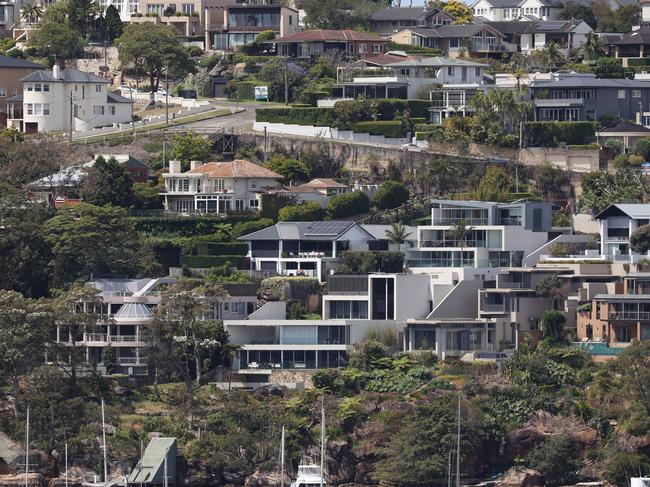 SYDNEY, AUSTRALIA - NewsWire Photos November 3, 2021: Generics stock photos of housing and real estate in Sydney's Middle Harbour. Picture: NCA NewsWire / David Swift