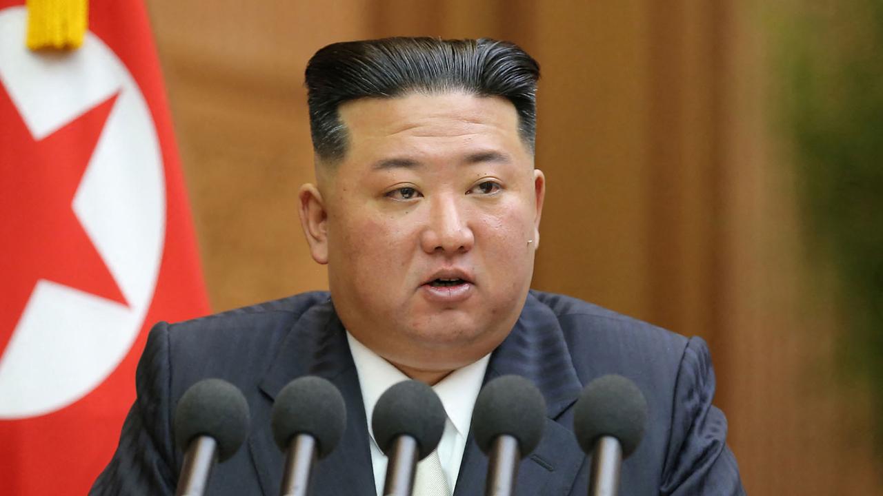 North Korean leader Kim Jong-un has ignored global disapproval, launching more missiles into the sea near Japan. Picture: KCNA