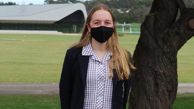 Newhaven College Year 12 environment captain Rachel Barker.