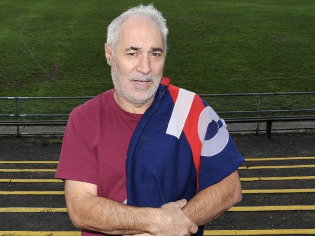 VFA great Phil Cleary at Coburg City Oval.