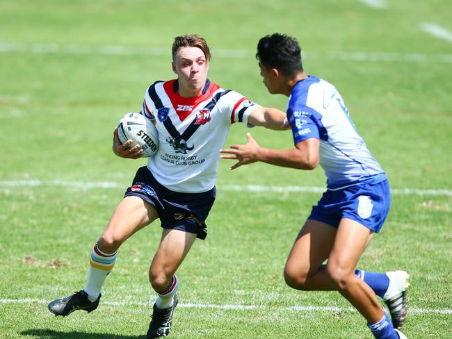 Blake Taaffe in action for the Central Coast Roosters as a young player. Picture: Peter Clark