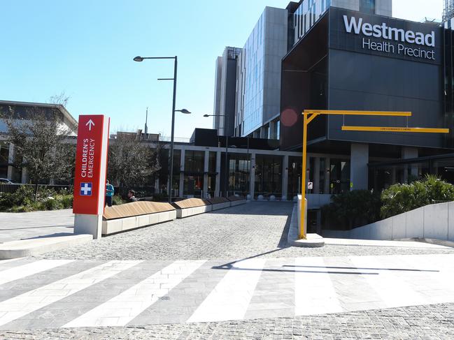 The teenager, 17, was taken to Westmead Hospital in a critical condition. Picture: Gaye Gerard