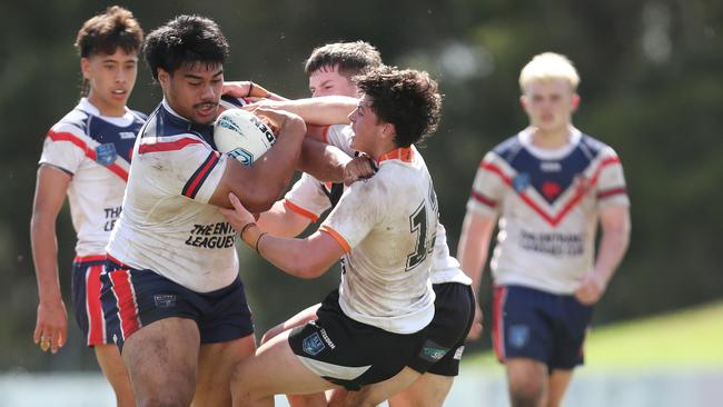 Blessing Foini was immense for the Central Coast. Picture: Sue Graham