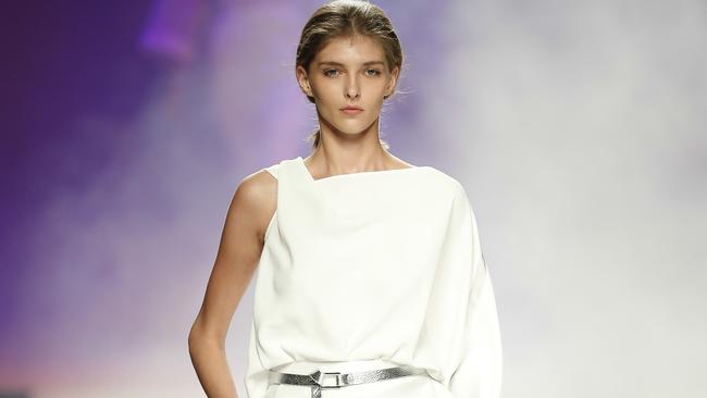 Ulises Merida showcased the look at Mercedes-Benz Fashion Week Madrid this month. Picture: Mega