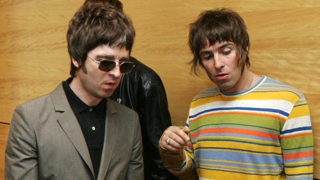 Noel and Liam Gallagher are back. Photo by MIKE CLARKE / AFP