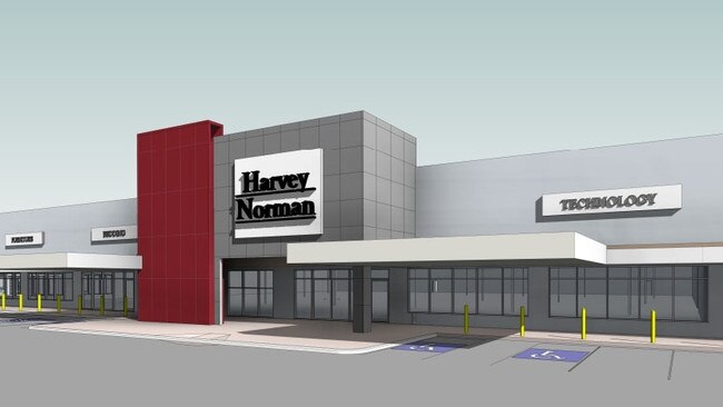 Harvey Norman has proposed a $24 million redevelopment of a Ballina homemaker centre. Picture: Conrad Gargett.