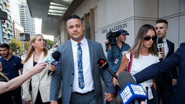 A woman raped by Jarryd Hayne told the court that she would never be the same person. Picture: NCA NewsWire / David Swift