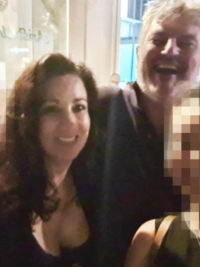 Stuart MacGill with partner Maria O'Meagher, whose brother has been arrested over the alleged kidnapping. Picture: Facebook