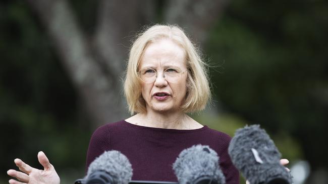 Queensland Chief Health Officer Dr Jeanette Young. Picture: Attila Csaszar/News Corp