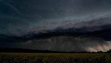 AU VIC:    Incredible Timelapse Shows Storm Clouds Moving Over Canola Field   September 14