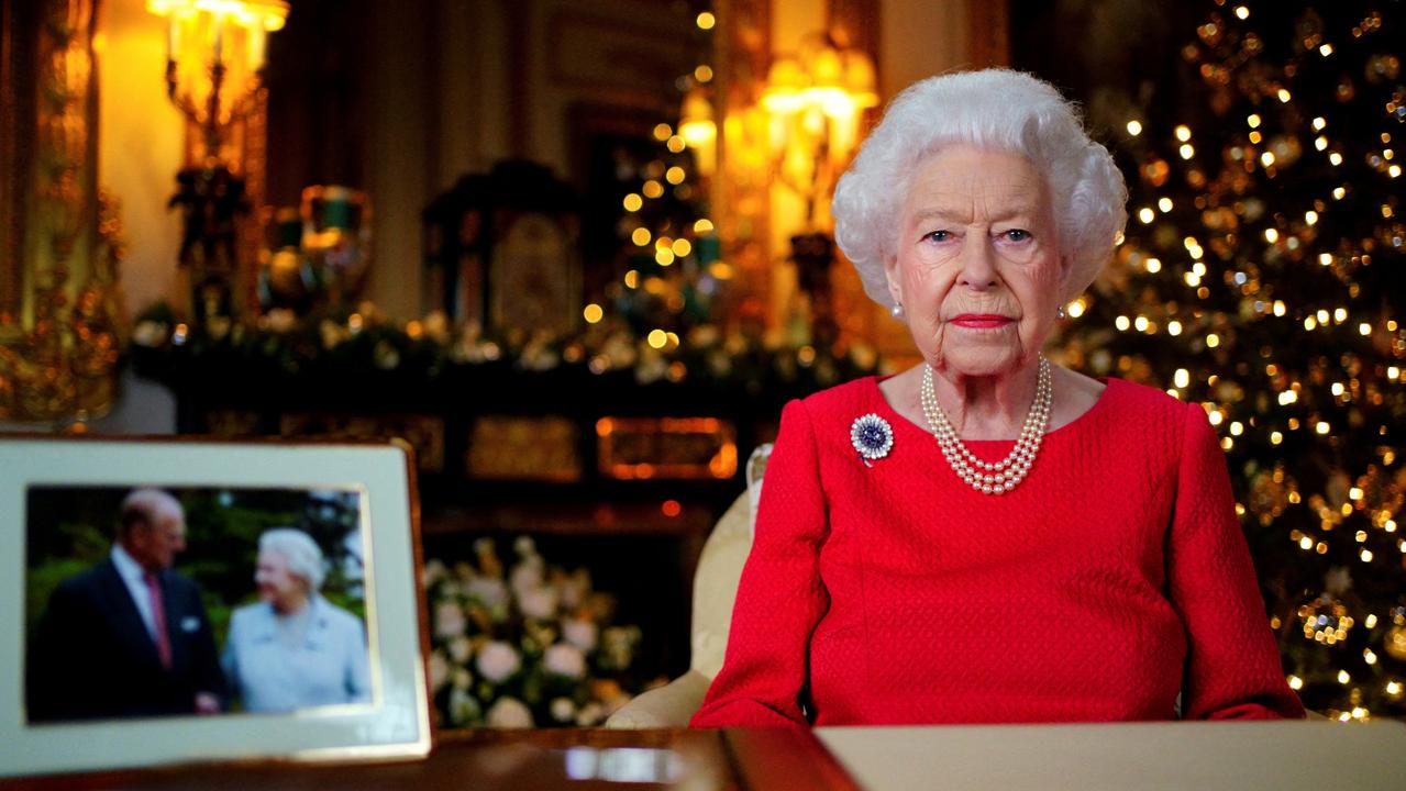 Queen Elizabeth paid tribute to her husband Prince Philip during her Christmas address. Picture: Victoria Jones/Pool via Reuters