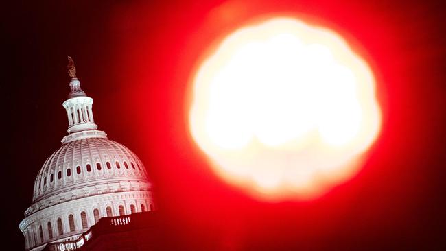 The Republican-led House of Representatives and Democrat Senate approved a short-term ‘continuing resolution’ to keep government afloat. Picture: AFP