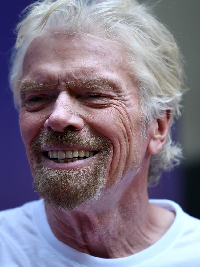 Virgin Group founder Sir Richard Branson. Picture: AAP Image/Bianca De Marchi