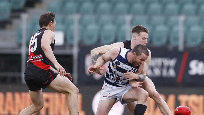 Nat Franklin Lauderdale. TSL grand final 2024 - North Launceston V Lauderdale. Picture: Nikki Davis-Jones