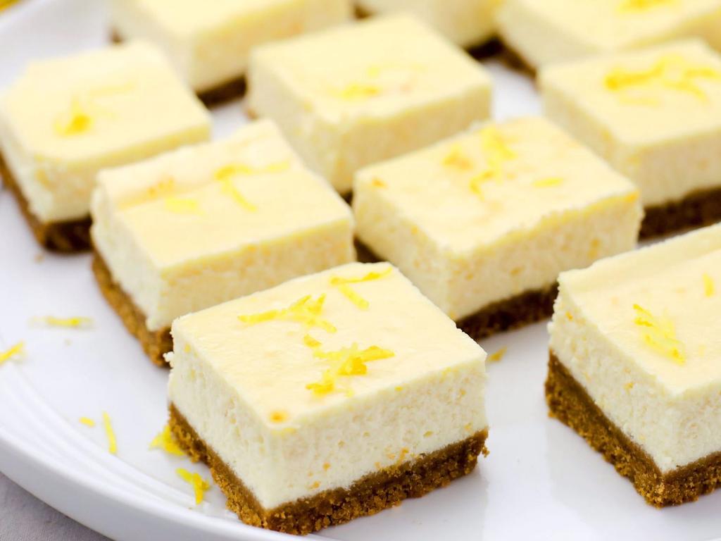 Lemon Ricotta Cheesecake Slice. Picture: Supplied