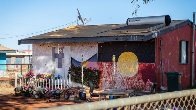 The house in Yuendumu where Kumanjayi Walker was shot.