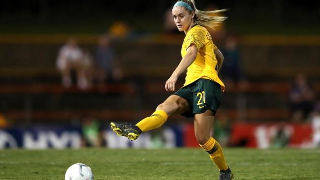 Ellie Carpenter had a great game for the Matildas