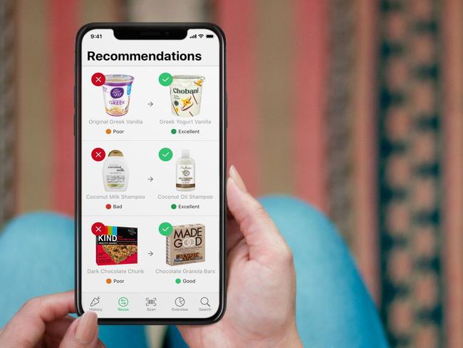 The app launched in 2017 and has over 56 million users. Picture: Yuka