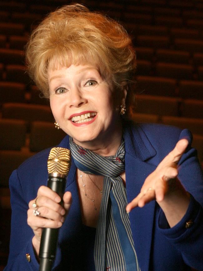 Singer / actress Debbie Reynolds 74yrs at the Lyric Theatre for ' Debbie Reynolds : An Evening of Music and Comedy'