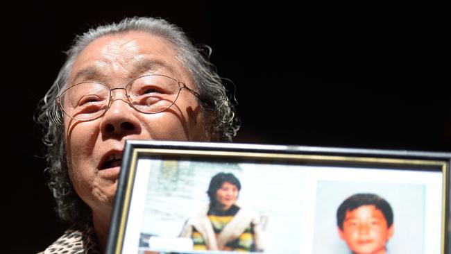 The grandparents of the two dead children were overcome by emotion after the sentencing of Xie in 2017. Picture: Jeremy Piper