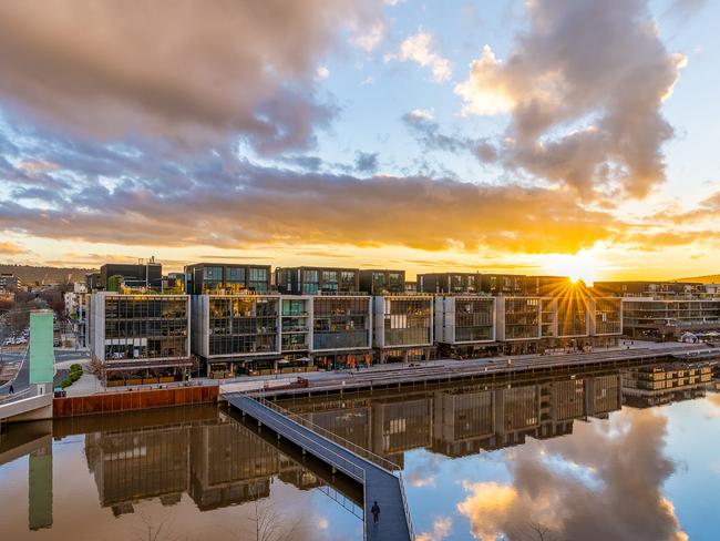 Lake view apartment in Canberra for sale.