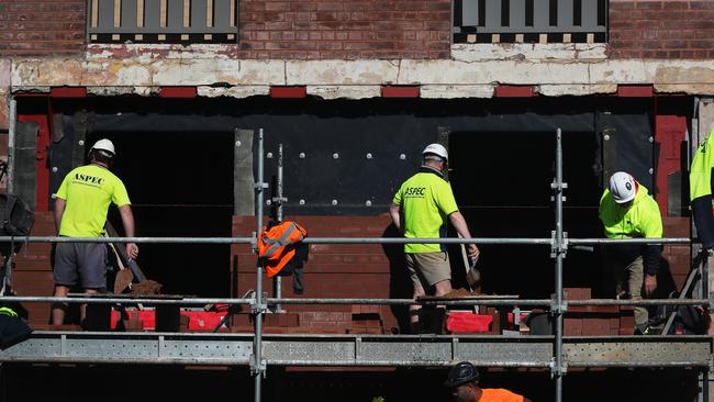 Based on official statistics of 2.5 people per household, 218,920 houses would have had to be built to accommodate the ­influx of migrants. This equates to 600 homes built every day or one every 2.4 minutes. Picture: Getty Images