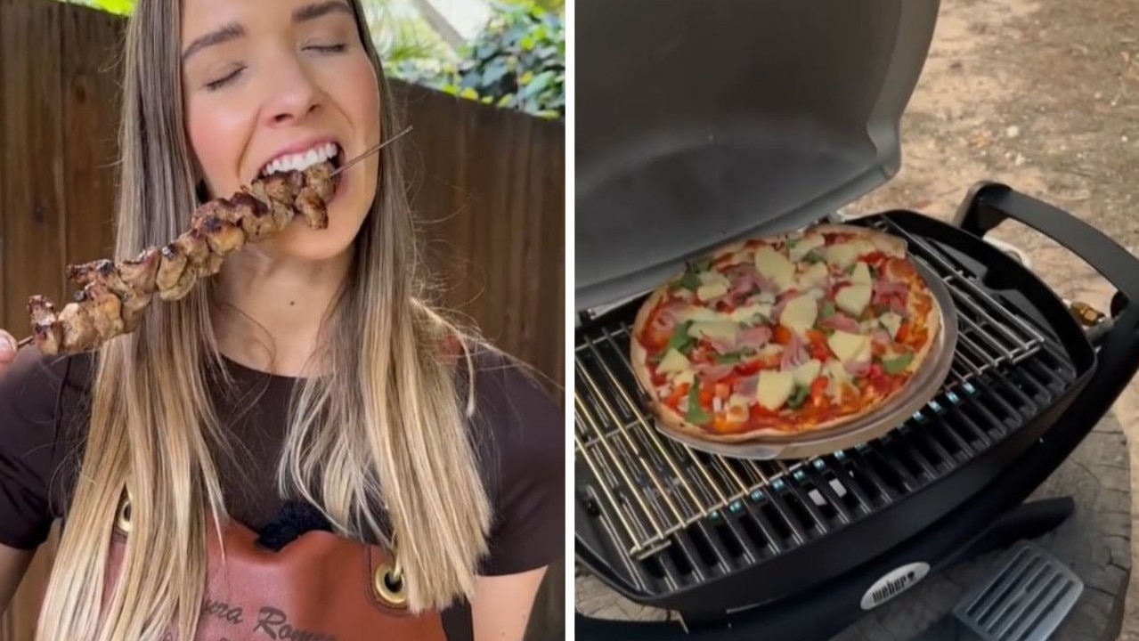 The Good Guys are offering 10 per cent off Weber BBQs. Picture: TikTok @WeberBBQAusNZ, @madison_abd_jackson