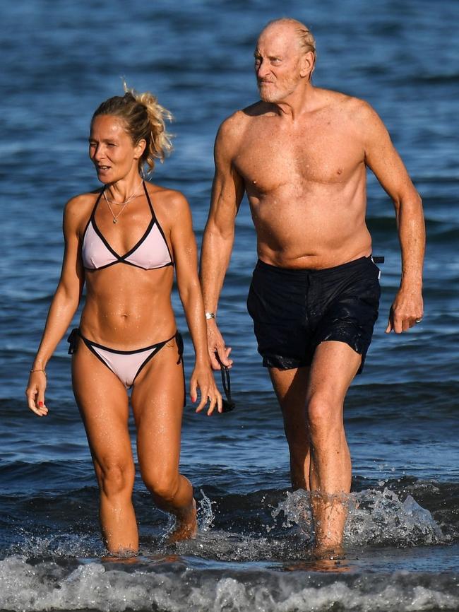 Charles Dance and Alessandra Masi in Venice