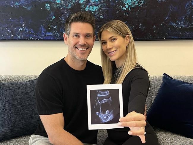Blair and Melanie James are expecting their first child