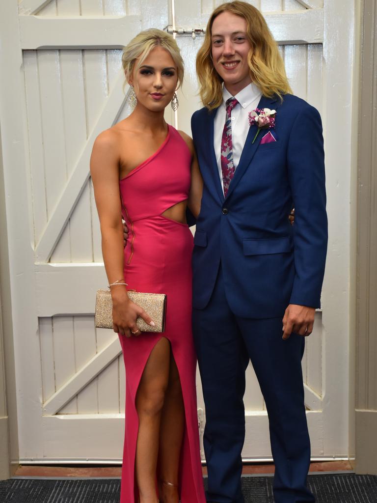 Jasmine Olzard and Thomas Spence at the Assumption College formal.