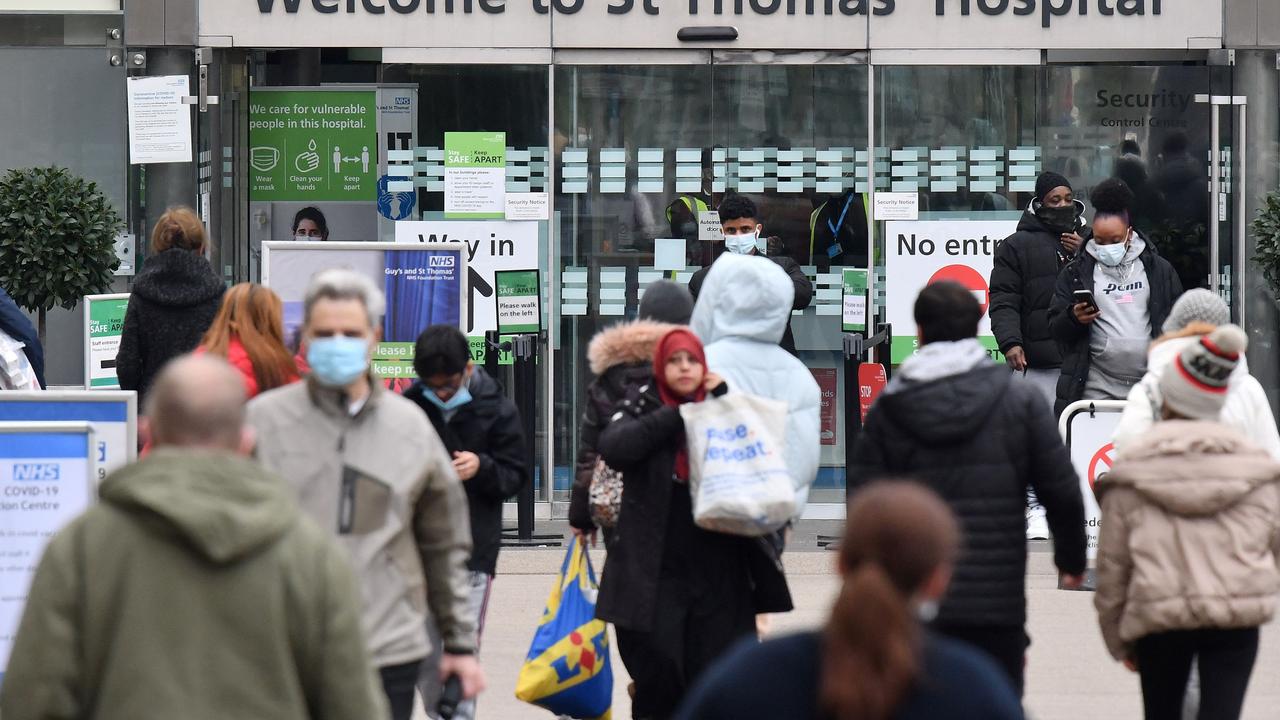 Covid-19 infections in the UK have risen 72 per cent since last month. Picture: Justin Tallis/AFP