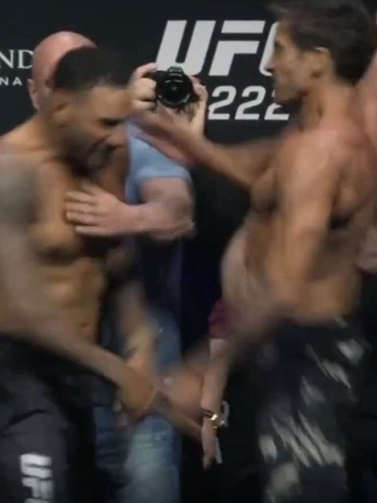 Gyllenhaal slapped his opponent. Photo: Twitter