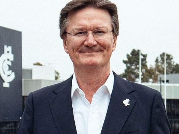 New Carlton president Robert Priestley. Picture: Carlton Media