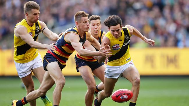 Daniel Rioli’s Richmond is set to travel to Adelaide in Round 2, 2018.