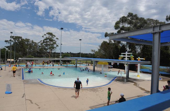 Residents enjoying Camden War Memorial Pool.