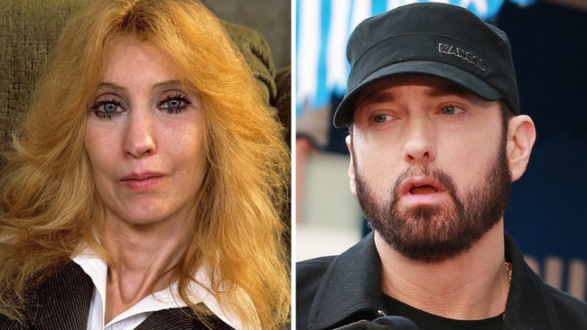 Eminem has subtly reacted to his mum Debbie’s death after a tumultuous relationship. Picture: Getty/AFP