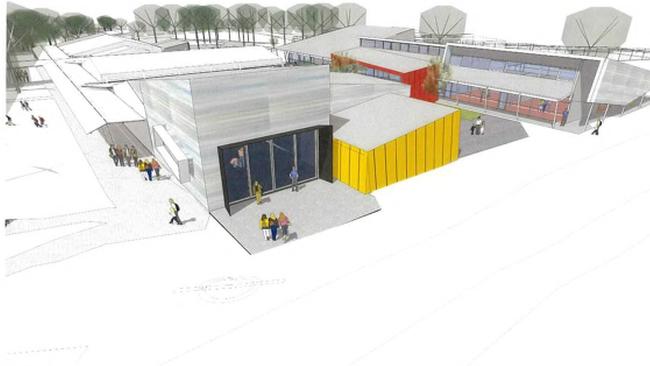 Planned Glossop High School upgrade.