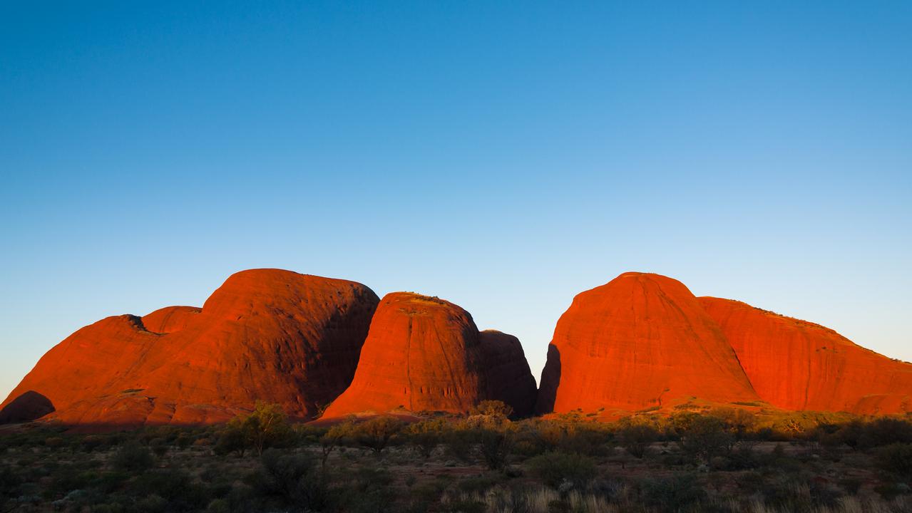 Kata Tjuta is another famous red rock formation