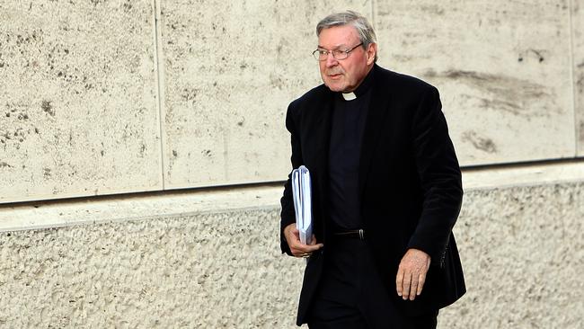 Cardinal George Pell at the Vatican.