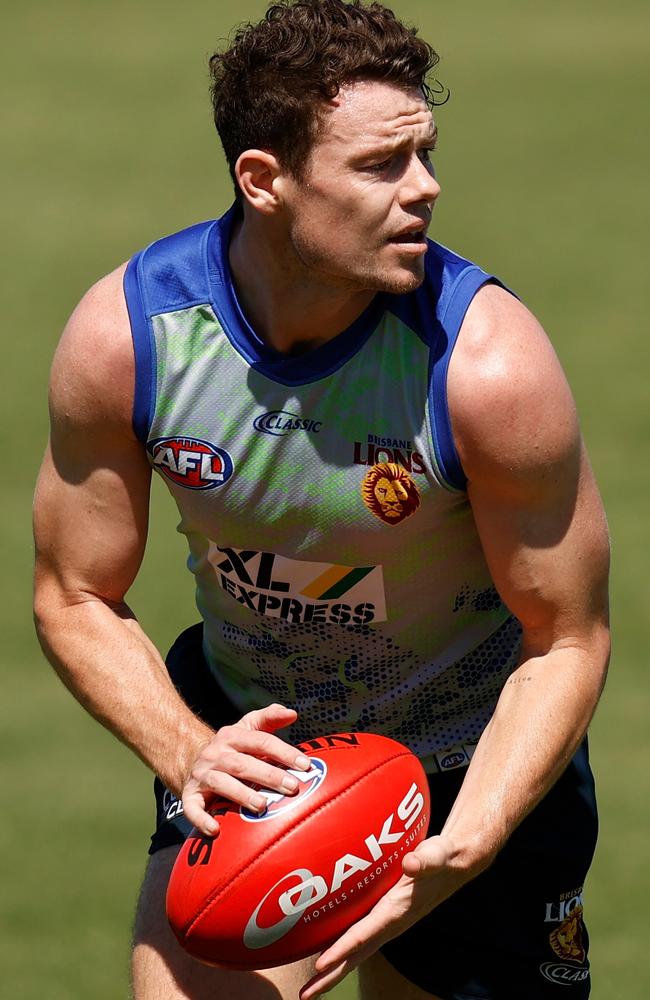 Neale is now the red-hot favourite for the Brownlow Medal at Brisbane. Picture: Michael Willson (Getty).