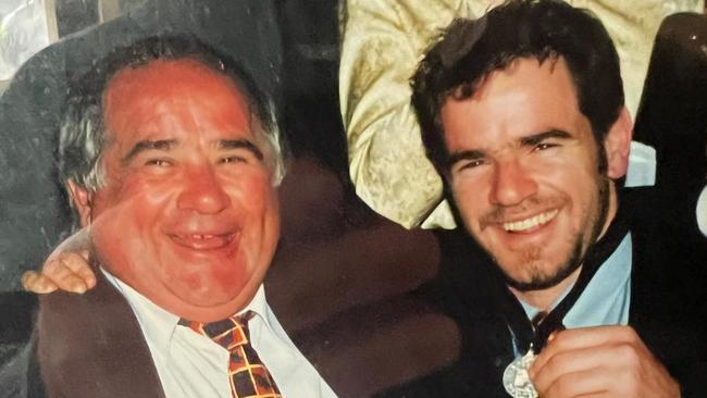 Murray Ricciuto, the father of former Crows captain Mark Ricciuto, has passed away. Picture: Adelaide Football Club/Facebook