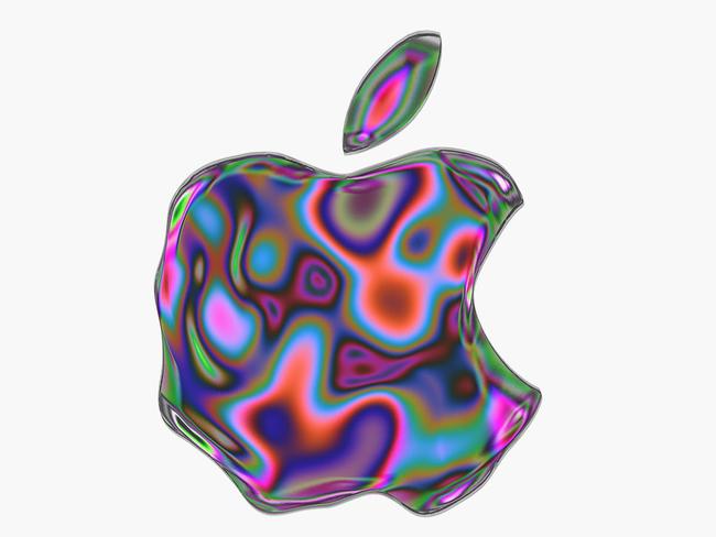 Apple invitations to its iPad and Mac launch event in New York showed colourful artwork.