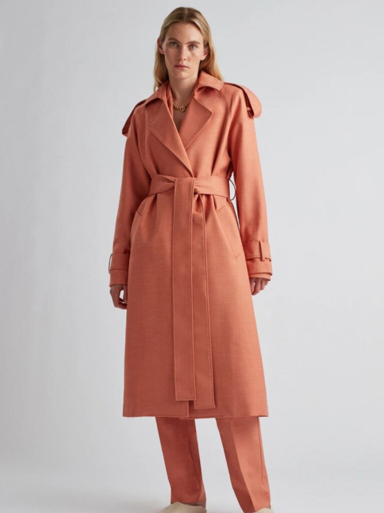 Marley Trench Coat, front. Image: Camilla and Marc.