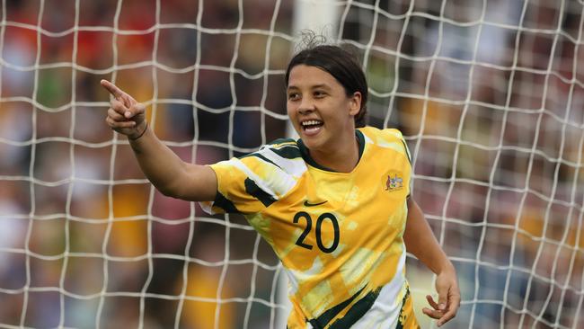 Sam Kerr will skipper the side in her second Olympic Games. Picture: Getty