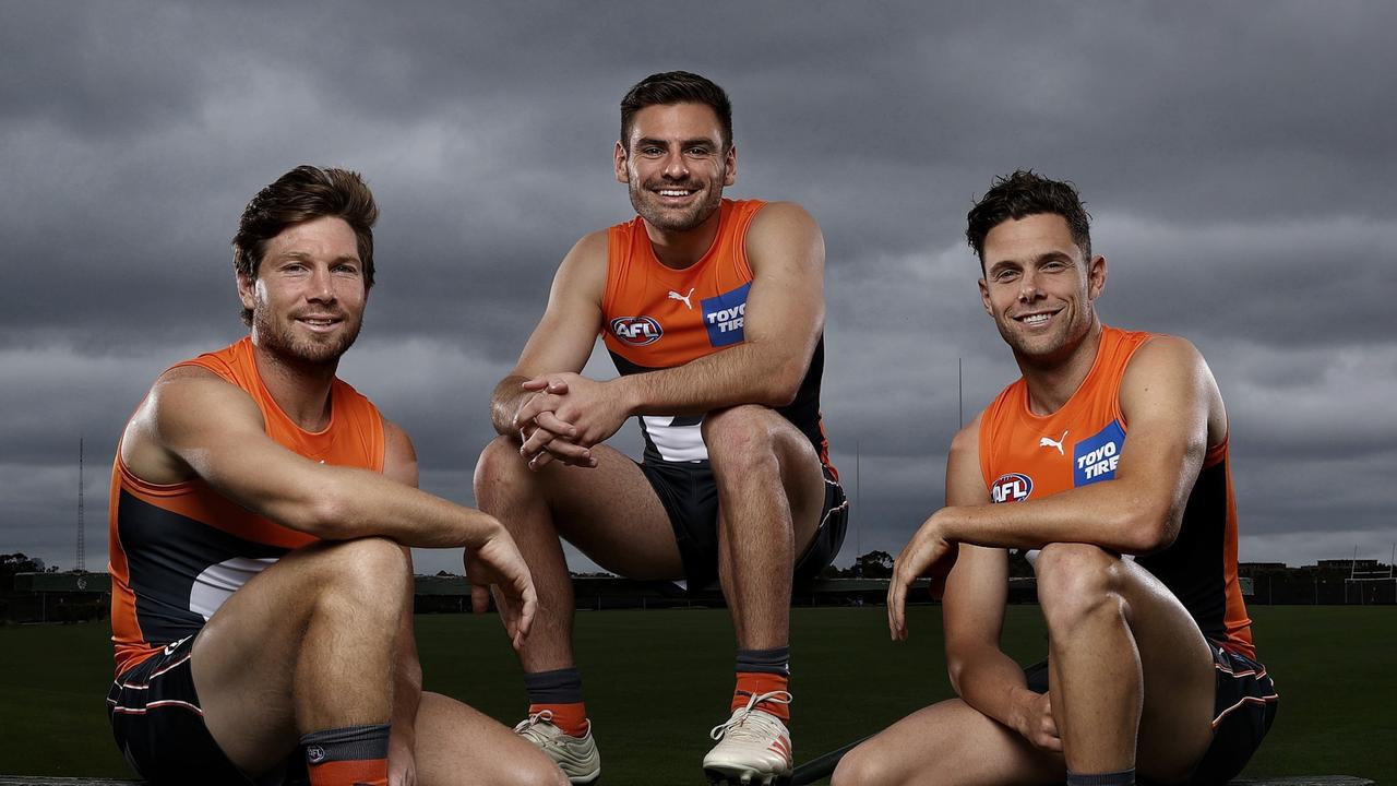 Toby Greene, Stephen Coniglio and Josh Kelly will lead the Giants this year.