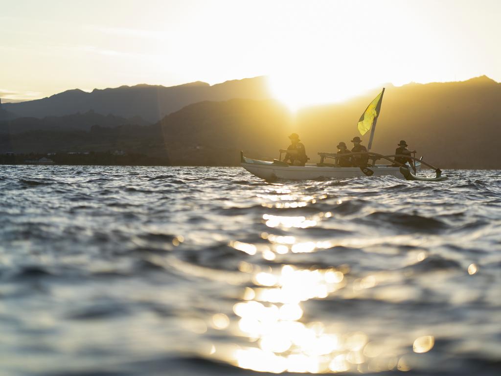 Competitors on the ocean as part of the 11-day race. Picture: Amazon