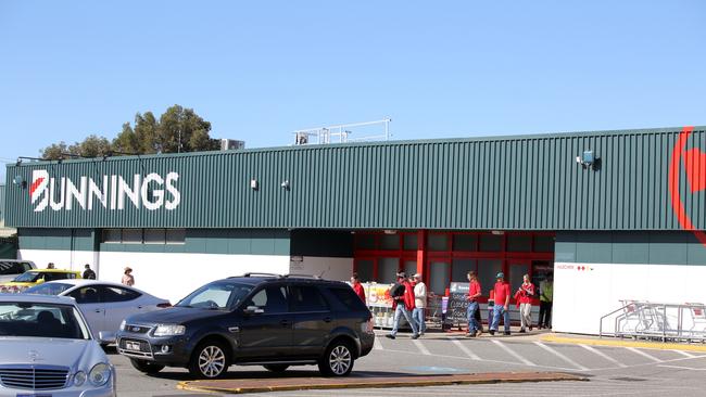 The Willetton Bunnings, pictured after the fatal shooting of the teenager. Picture: NewsWire/Philip Gostelow